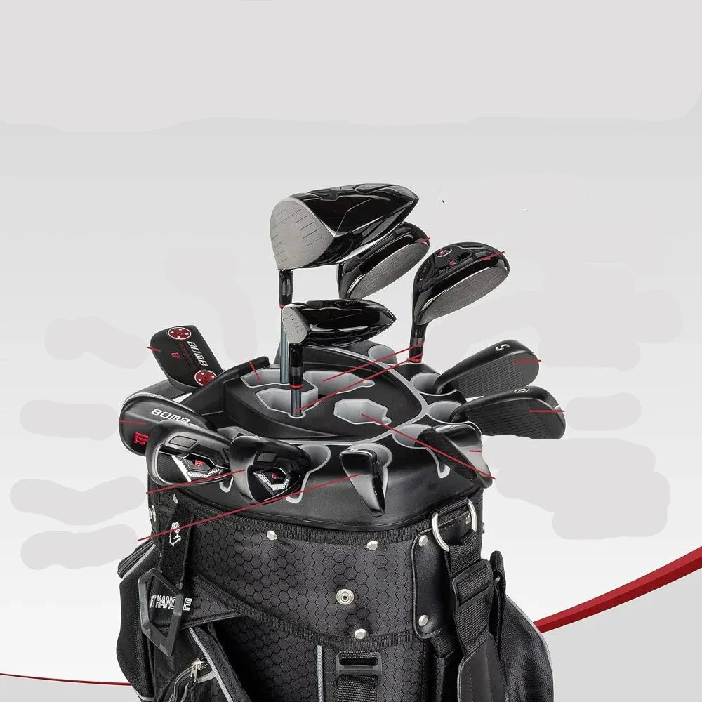 Elevate Your Golf Game with 14-Compartment Cart Bag