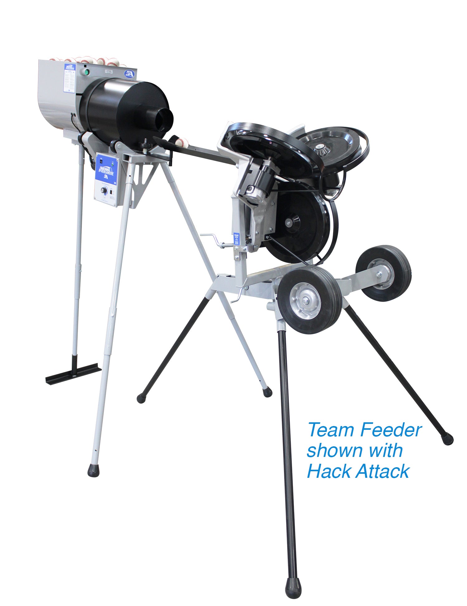 Sports Attack Team Feeder with Wireless Remote for I-Hack Attack/Hack Attack Baseball
