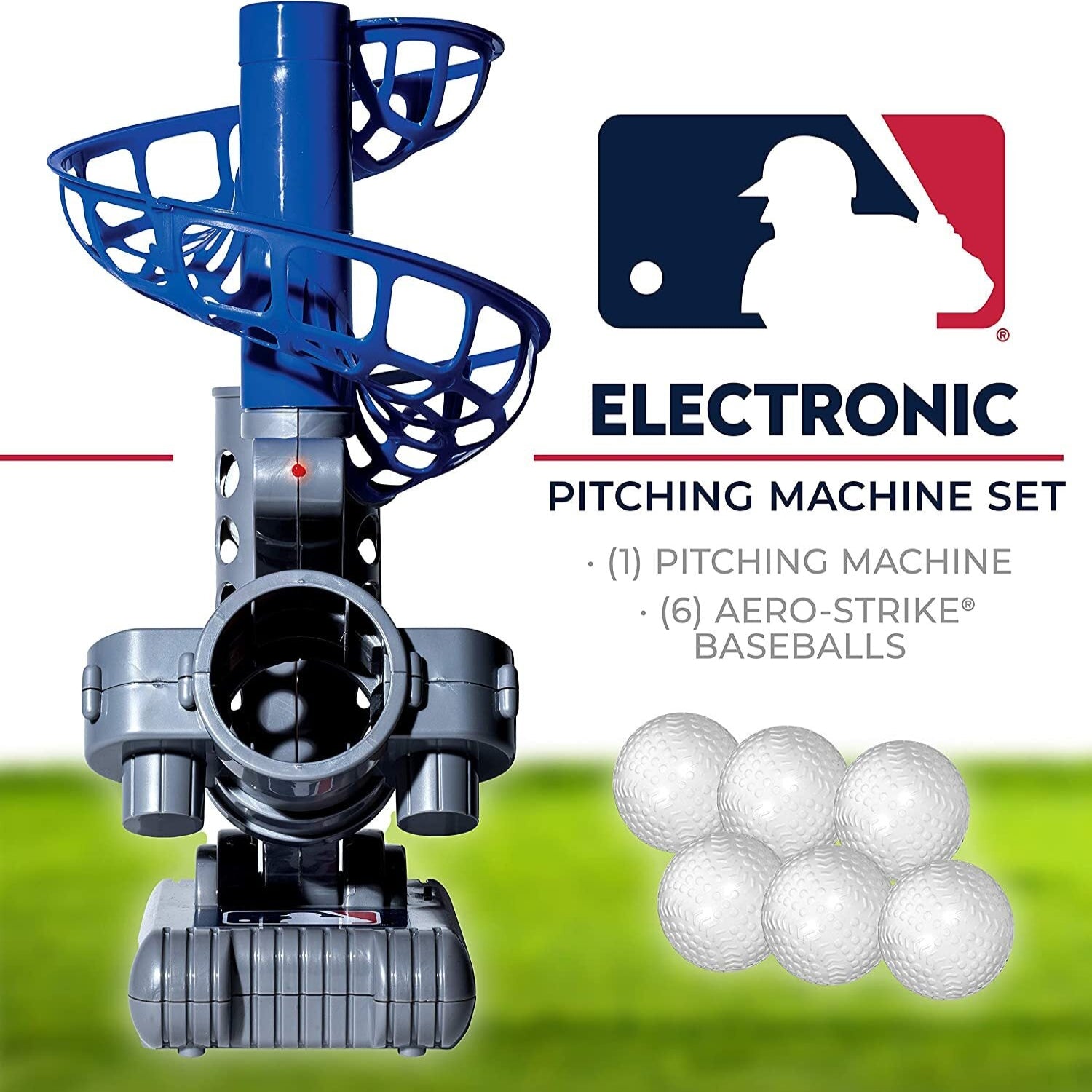 Franklin Sports MLB Electronic Baseball Pitching Machine Adjustable Height
