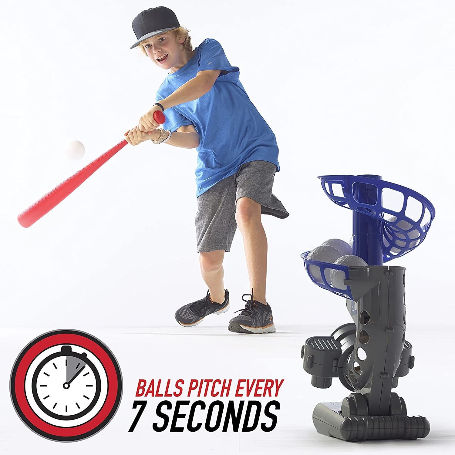 Franklin Sports MLB Electronic Baseball Pitching Machine Adjustable Height