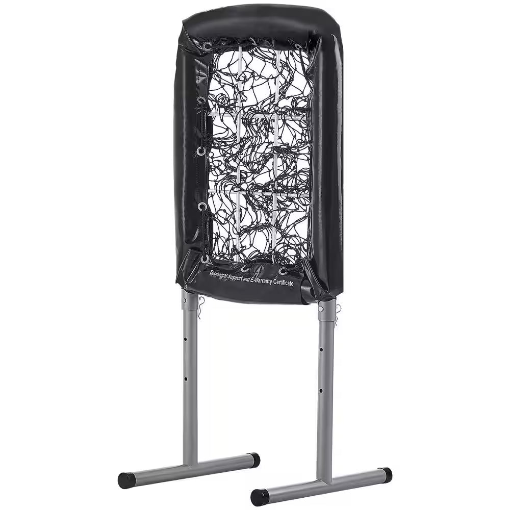 9 Hole Baseball Net 20 In. L X 30 In. W Softball Baseball Training Equipment Heavy-Duty Height Adjustable Trainer Aid