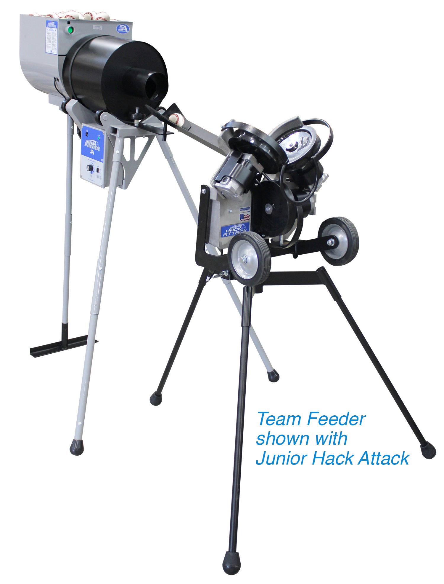 Sports Attack Team Feeder with Wireless Remote for Jr. Hack Attack Baseball