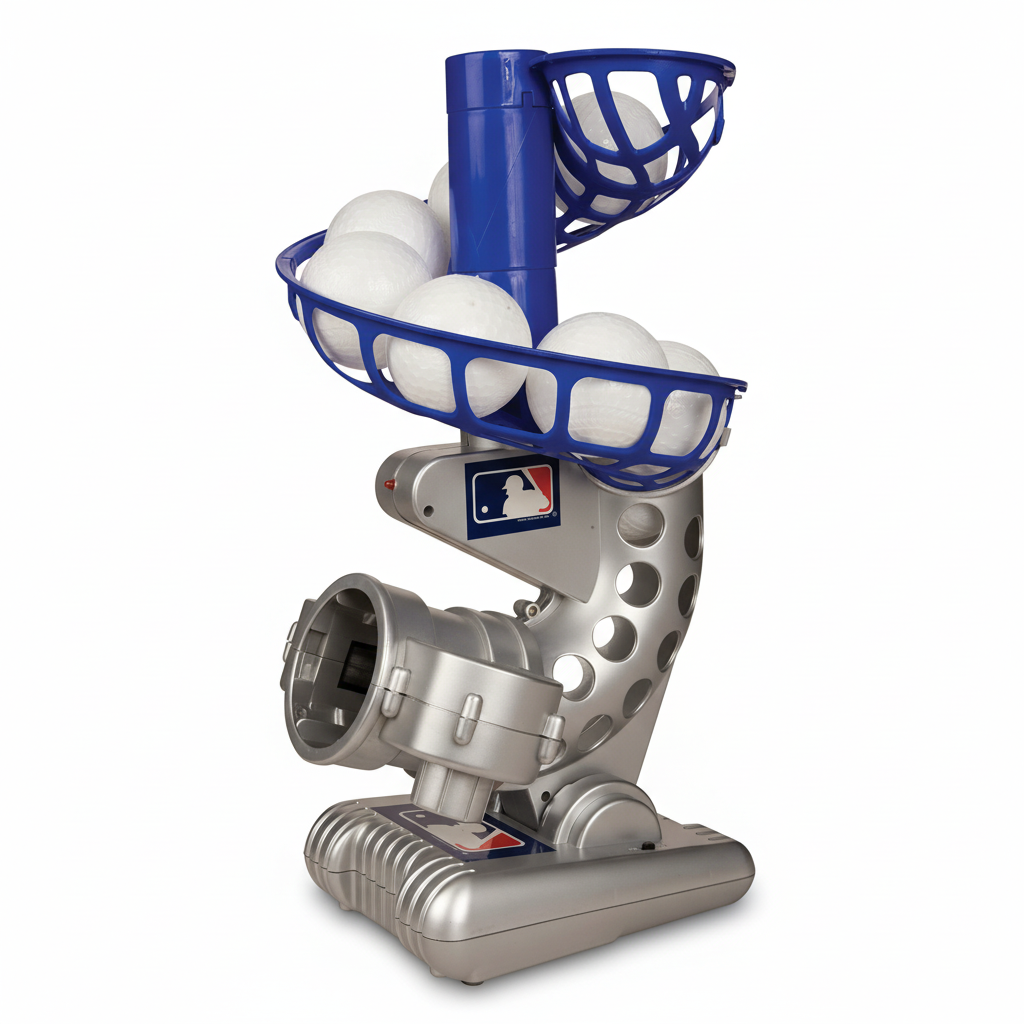 Franklin Sports MLB Electronic Baseball Pitching Machine Adjustable Height